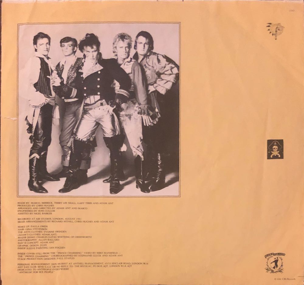 Prince Charming - Adam And The Ants (12” - 37) music collectible [Barcode 074643761512] - Main Image 3