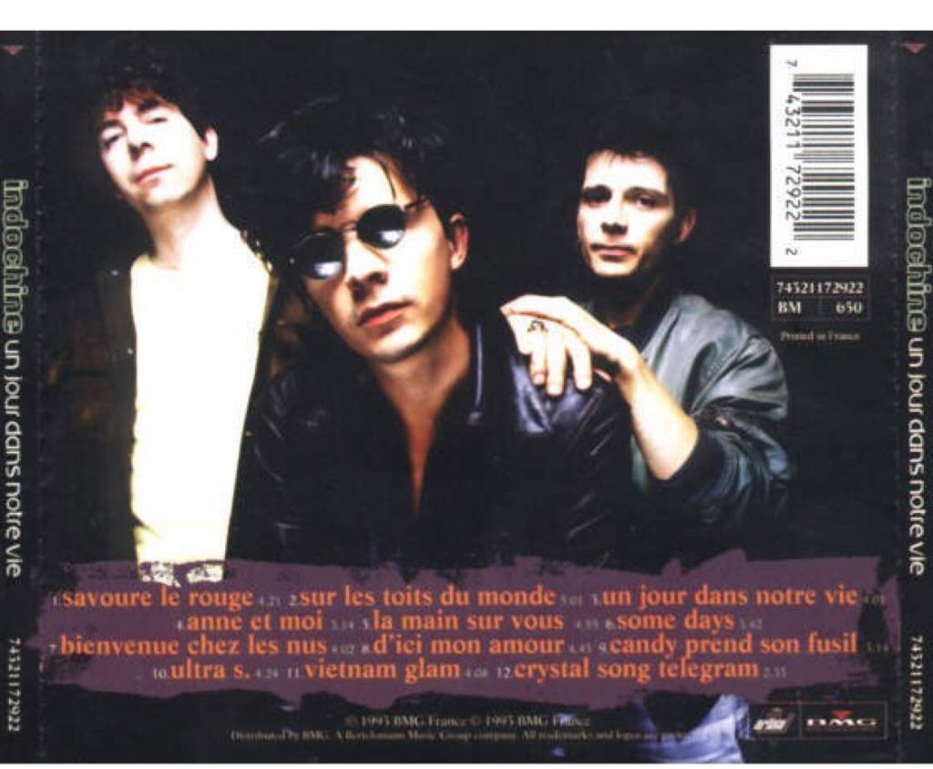 Un Jour dans Notre Vie - Indochine (CD) music collectible [Barcode 777499140516] - Main Image 2