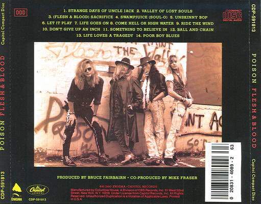 Flesh & Blood - Poison (CD) music collectible [Barcode 020831408929] - Main Image 2