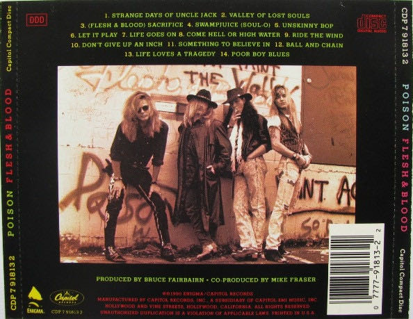 Flesh & Blood - Poison (CD) music collectible [Barcode 020831408929] - Main Image 4