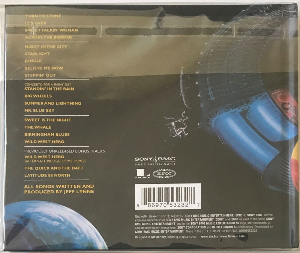 Out of the blue - E.L.O. (CD - 76) music collectible [Barcode 886970532327] - Main Image 2