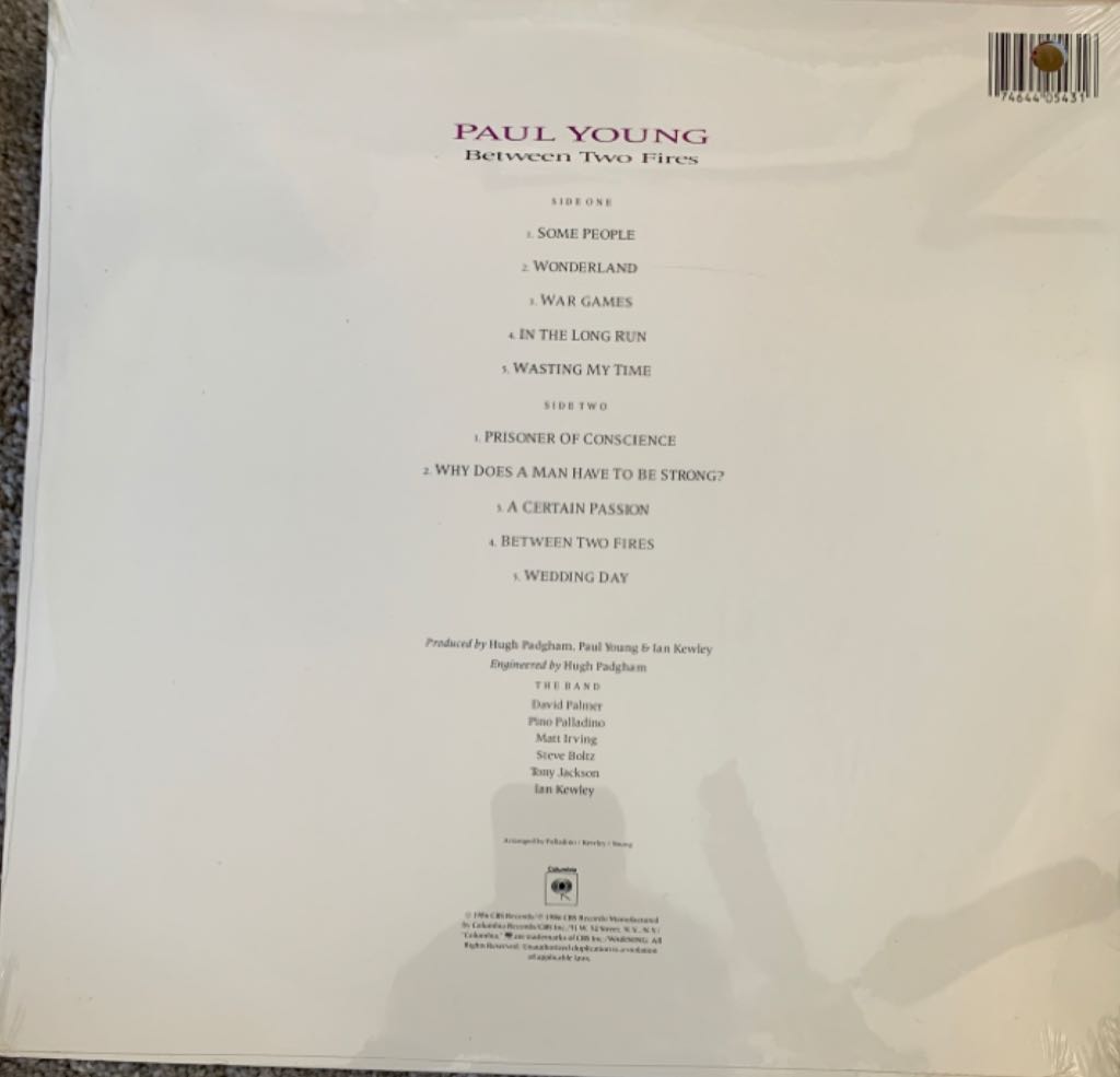 Between Two Fires - Young, Paul (12”) music collectible [Barcode 5099745015016] - Main Image 2