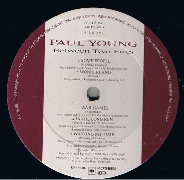 Between Two Fires - Young, Paul (12”) music collectible [Barcode 5099745015016] - Main Image 3