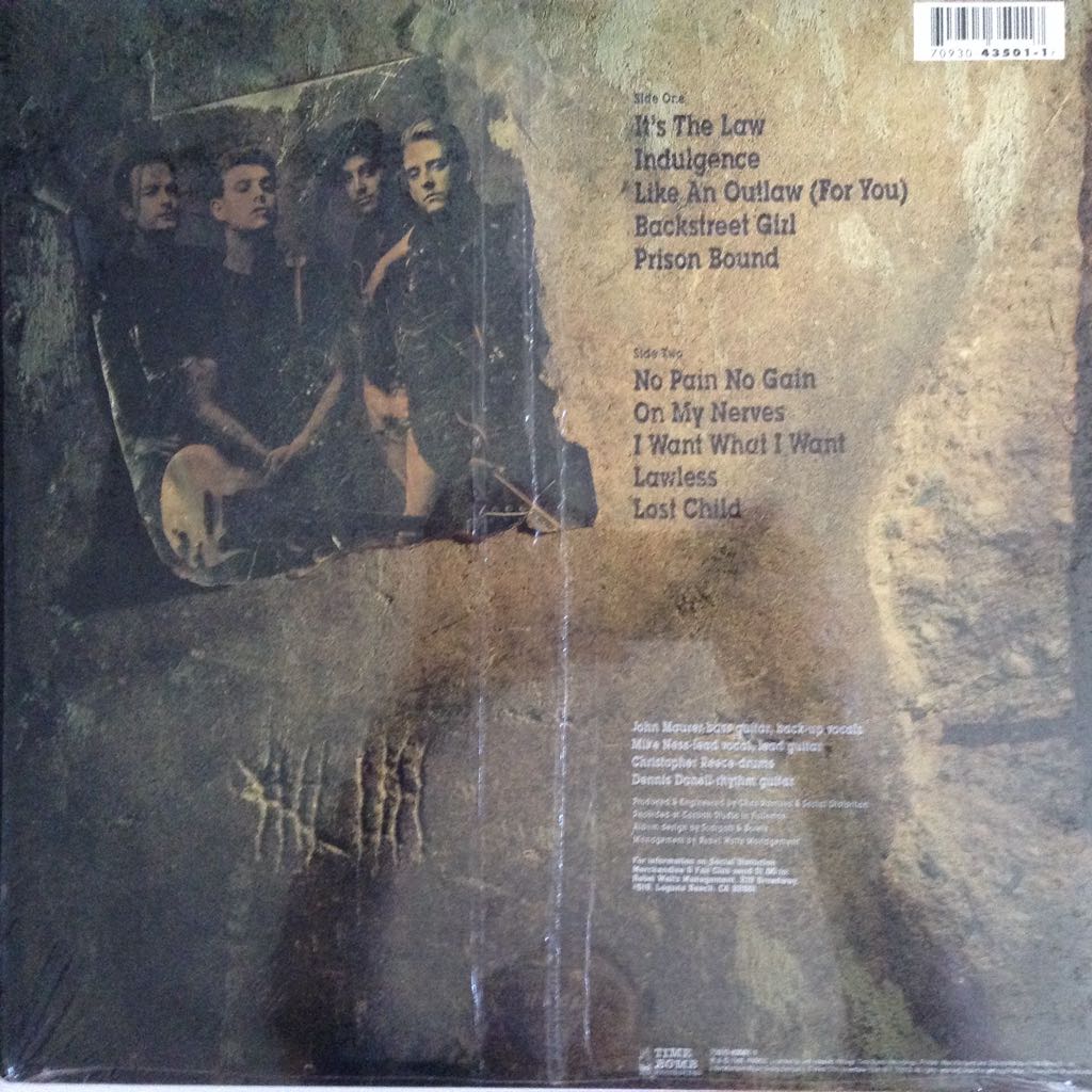 Prison Bound - Social Distortion (12”) music collectible - Main Image 2