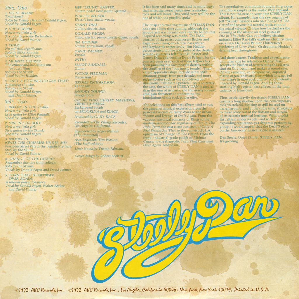 Can’t Buy A Thrill - Steely Dan (12”) music collectible - Main Image 2