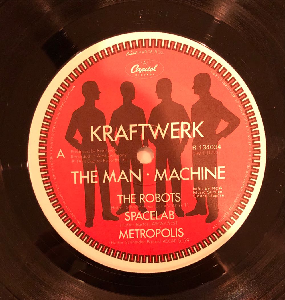The Man Machine - Kraftwerk (12”) music collectible [Barcode 077775685411] - Main Image 3