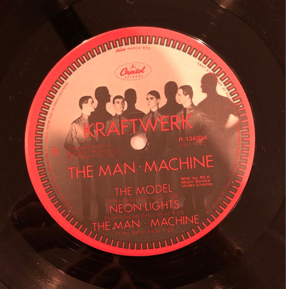 The Man Machine - Kraftwerk (12”) music collectible [Barcode 077775685411] - Main Image 4
