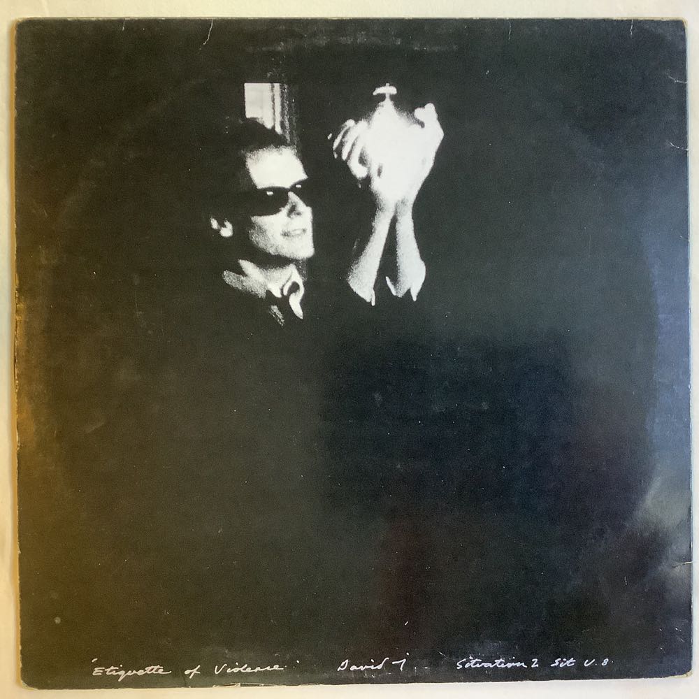 Etiquette of Violence - David J. (12”) music collectible [Barcode 5012093100821] - Main Image 3