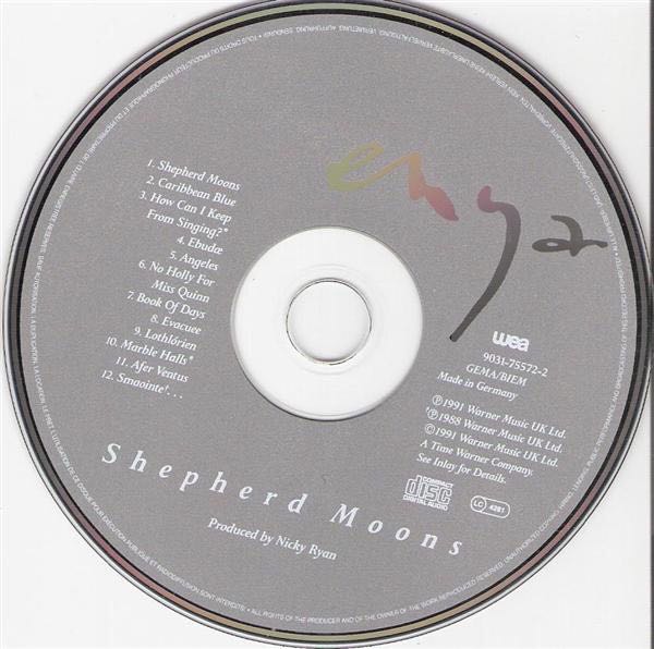 Shepherd Moons - Enya (CD - 44) music collectible [Barcode 090317557229] - Main Image 4