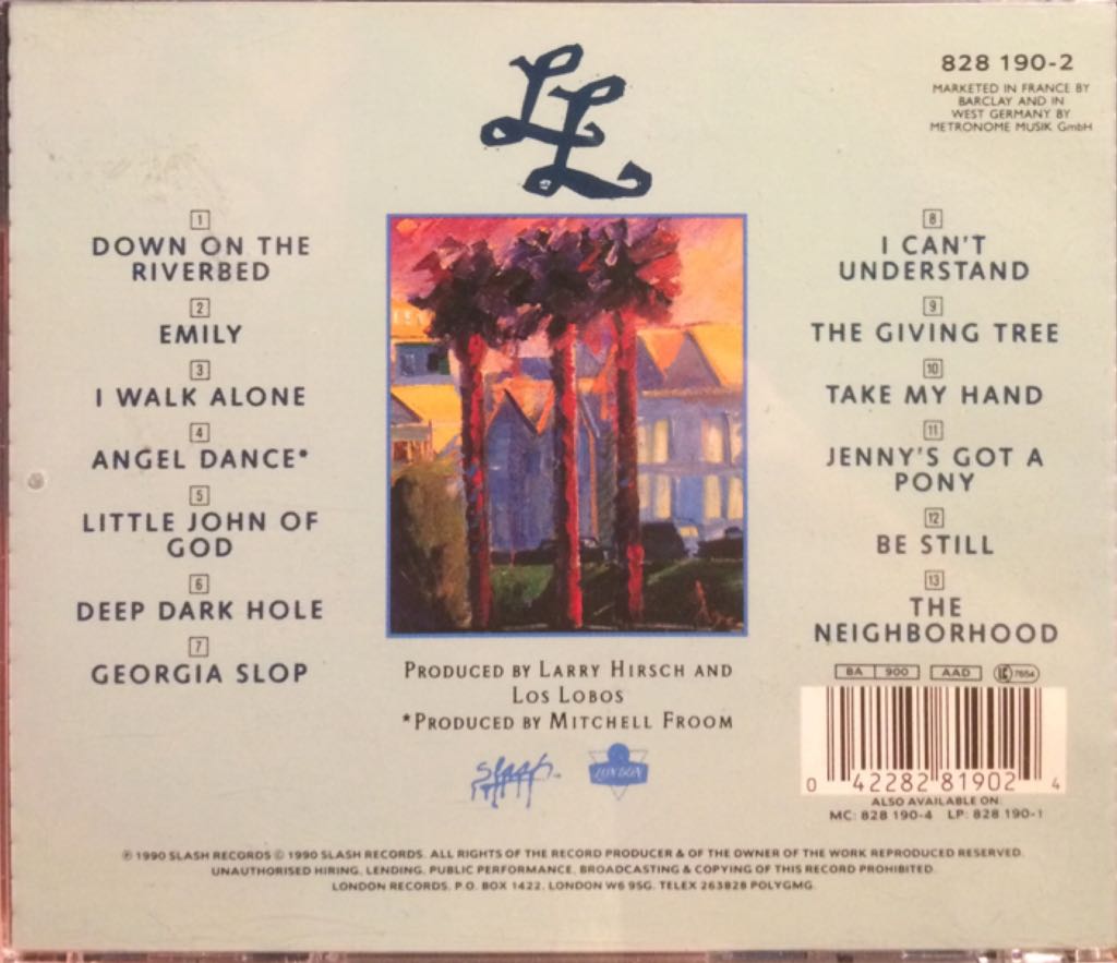 The Neighborhood - Los Lobos (CD) music collectible [Barcode 042282819024] - Main Image 2