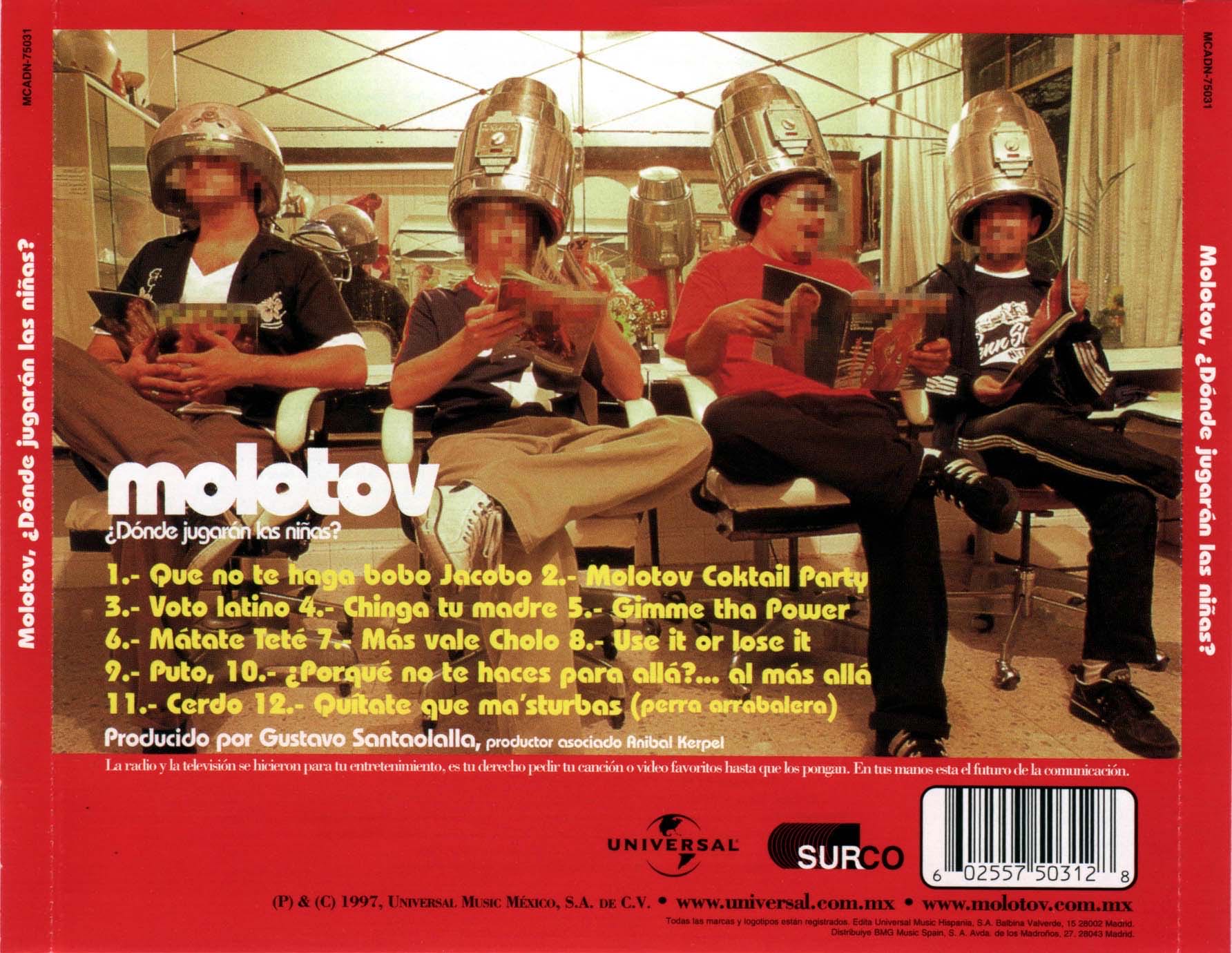 ¿Dónde Jugarán Las Niñas? - Molotov (CD) music collectible [Barcode 602557503128] - Main Image 2