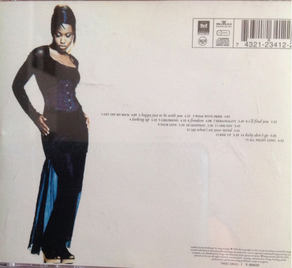 Michelle Gayle - Gayle, Michelle (CD - 65) music collectible [Barcode 743212341225] - Main Image 2
