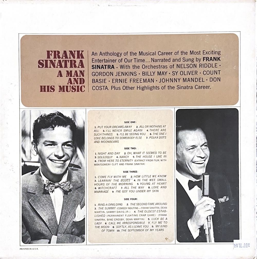 A Man And His Music - Frank Sinatra (12” - 104) music collectible - Main Image 2