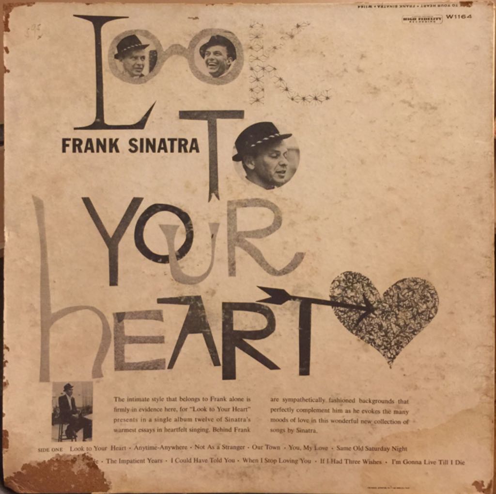 Look To Your Heart - Frank Sinatra (12”) music collectible - Main Image 2