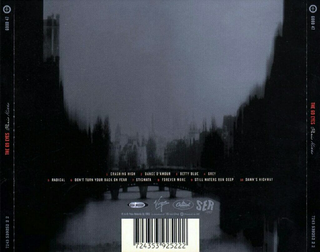 Paris Kills - 69 Eyes, The (CD) music collectible [Barcode 724353925222] - Main Image 2