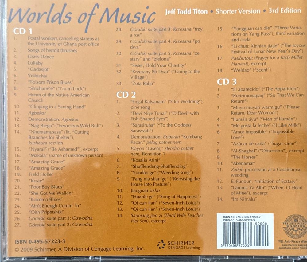 Worlds Of Music - Various Artists (CD) music collectible [Barcode 9780495572237] - Main Image 2