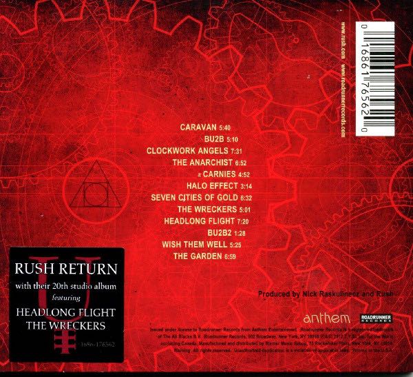 Clockwork Angels - Rush (CD) music collectible - Main Image 2