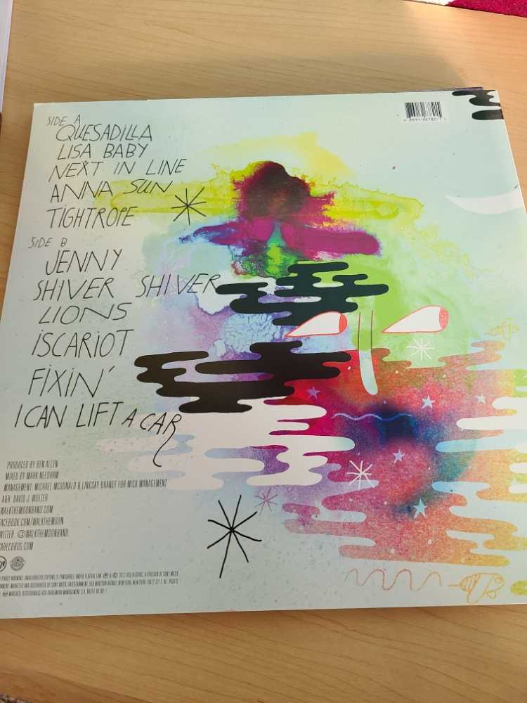 Walk The Moon - Walk The Moon (12” - 43) music collectible [Barcode 886919678215] - Main Image 2