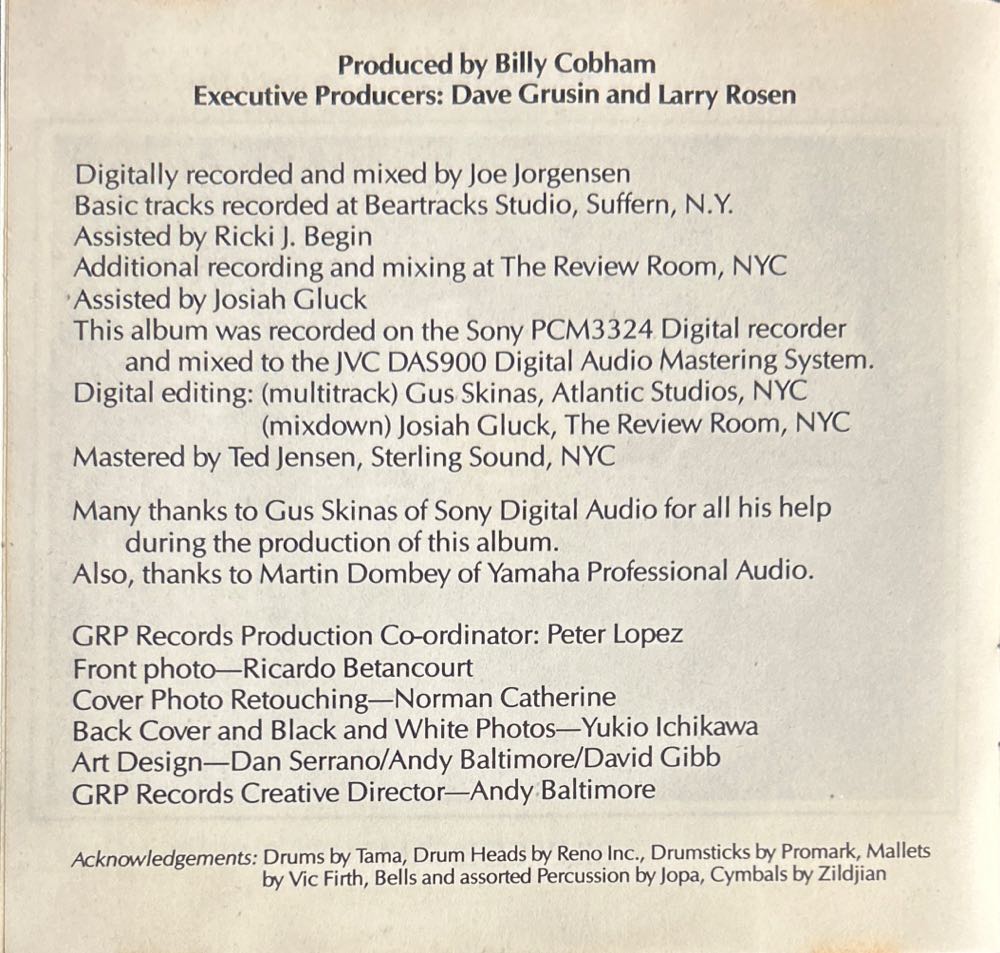Warning - Billy Cobham (CD - 41) music collectible [Barcode 7898103001030] - Main Image 3