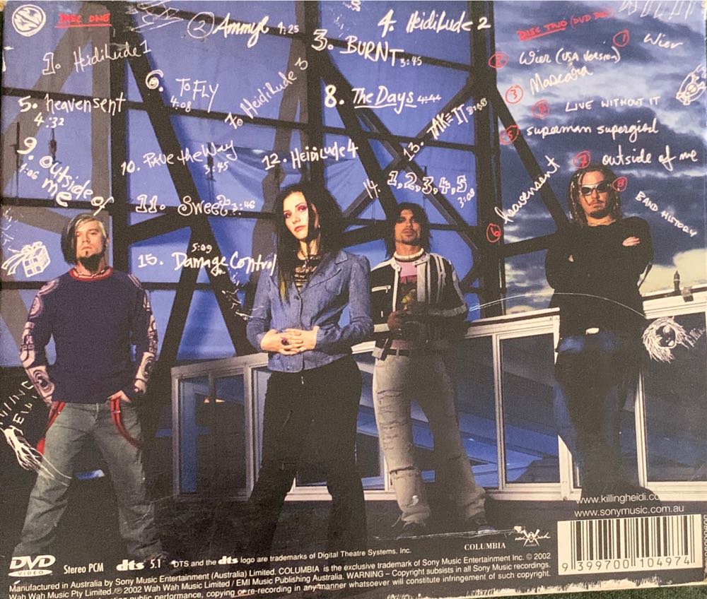 Present - Killing Heidi (CD) music collectible [Barcode 9399700104974] - Main Image 2