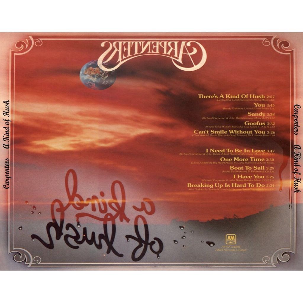 A Kind Of Hush - Carpenters (CD - 36) music collectible [Barcode 4988005572394] - Main Image 2