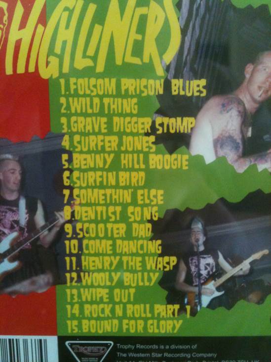 Live At The Klub Foot - 16.01.1988 - Highliners (CD) music collectible - Main Image 2