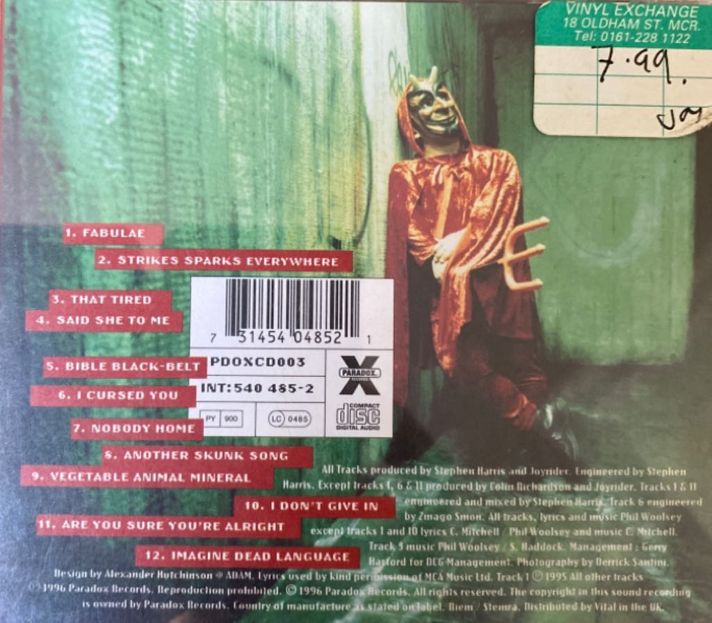 Be Special - Joyrider (CD) music collectible [Barcode 731454048521] - Main Image 2