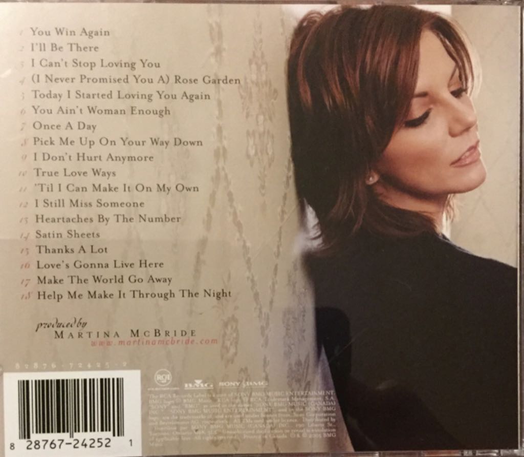 Timeless - McBride, Martina (CD - 55) music collectible [Barcode 828767242521] - Main Image 2