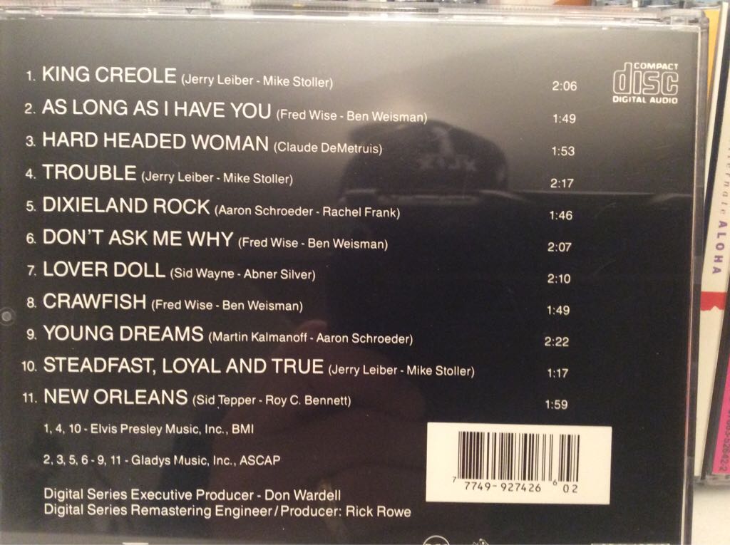 King Creole - Elvis Presley music collectible [Barcode 777499274266] - Main Image 2