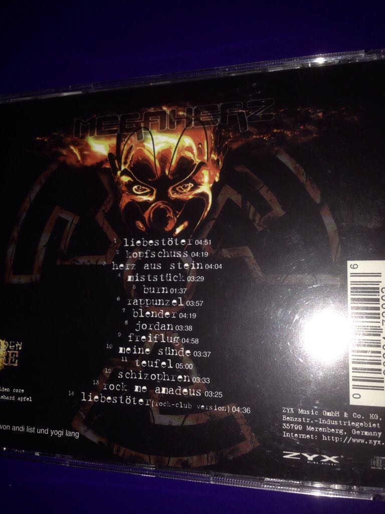 Kopfschuss - Megaherz (CD - 55) music collectible [Barcode 090204720026] - Main Image 2