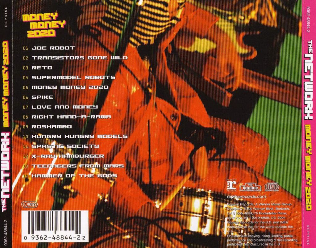 Money Money 2020 - The Network (CD - 3344) music collectible [Barcode 093624884422] - Main Image 2