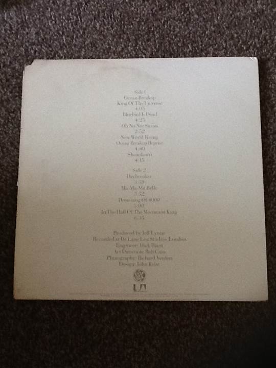 On The Third Day - ELO (12”) music collectible - Main Image 2