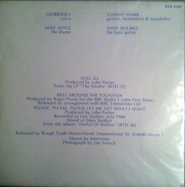 Still Ill - Smiths, The (12”) music collectible - Main Image 2