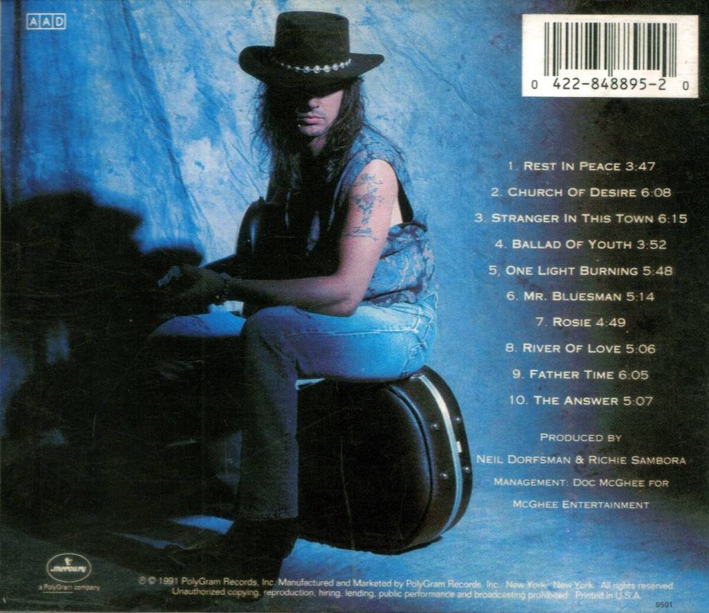 Stranger In This Town - Richie Sambora (12” - 52) music collectible [Barcode 042284889513] - Main Image 2