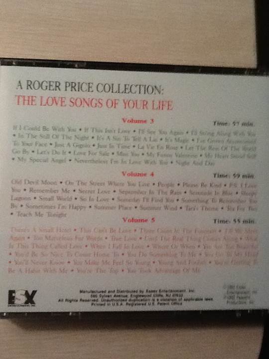 The Love Songs Of Your Life - Various music collectible - Main Image 2