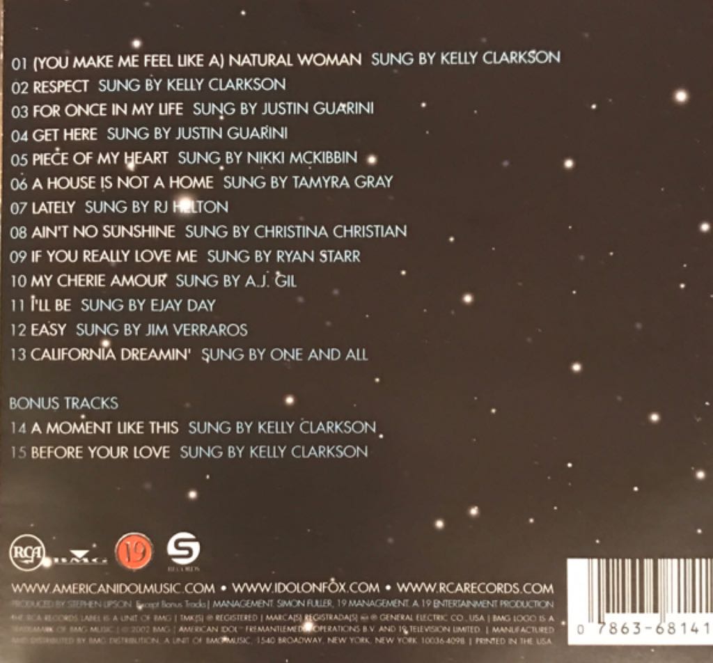 American Idol: Greatest Moments - Various  Artists (CD) music collectible [Barcode 802348070000] - Main Image 2