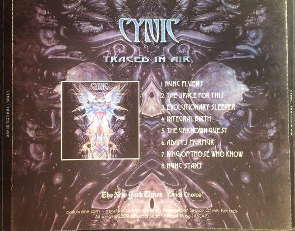 Traced In Air - Cynic (CD - 33) music collectible [Barcode 822603618228] - Main Image 2