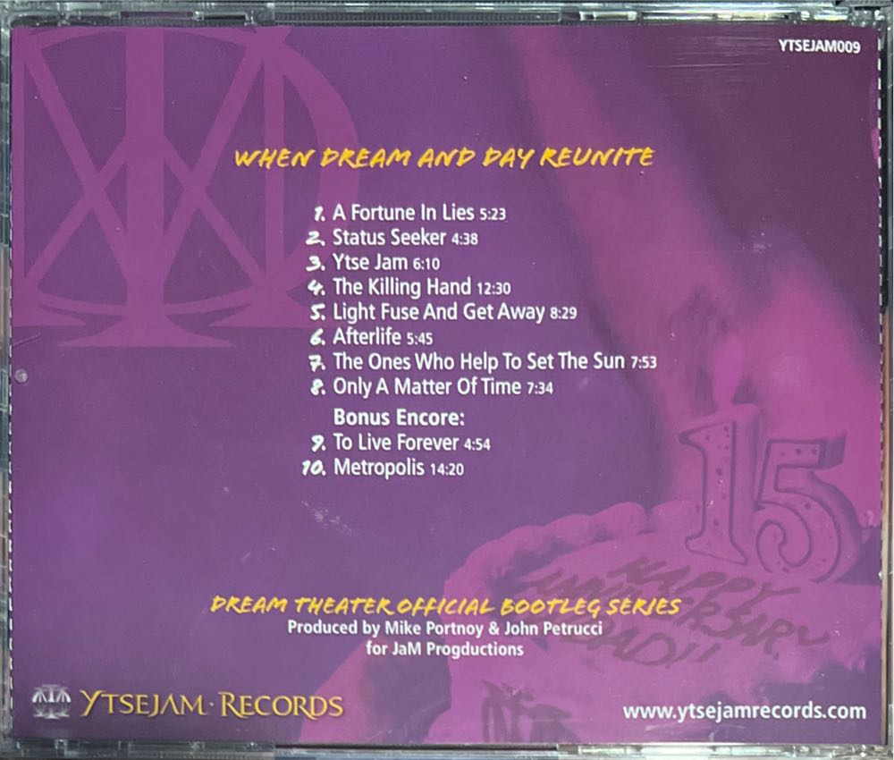When Dream And Day Reunite - Dream Theater (DVD) music collectible - Main Image 2