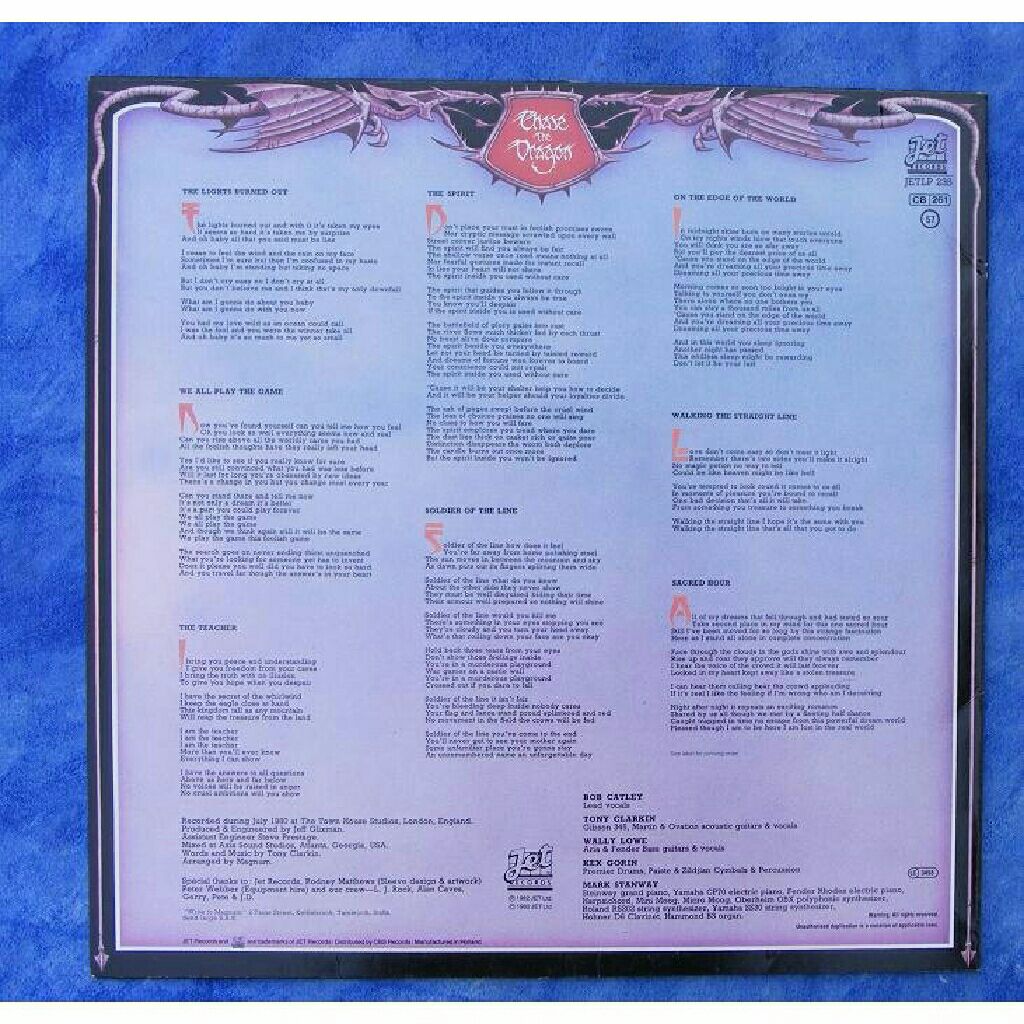 Chase The Dragon - Magnum (Cassette) music collectible [Barcode 4003090702713] - Main Image 2