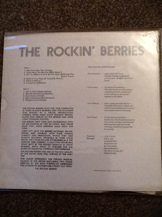 The Rockin’ Berries - The Rocking’ Berries (12”) music collectible - Main Image 2