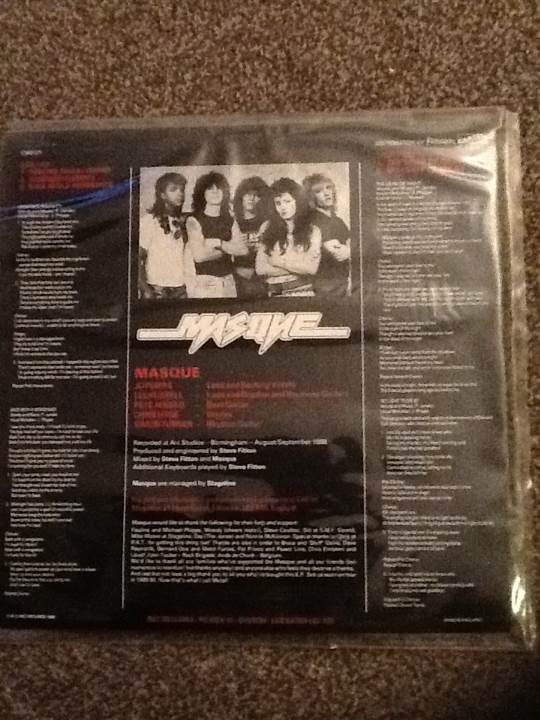 The Dead Of Night - Masque (12”) music collectible - Main Image 2