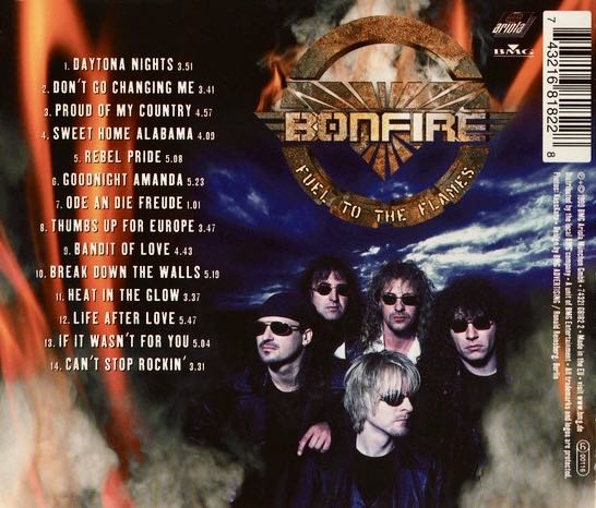 Fuel To The Flames - Bonfire (CD-R) music collectible [Barcode 4026678000452] - Main Image 3