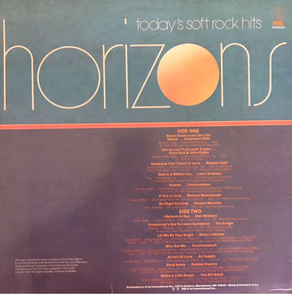 Horizons - Various (12”) music collectible - Main Image 2