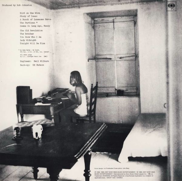 Songs From A Room - Cohen, Leonard (12”) music collectible - Main Image 2