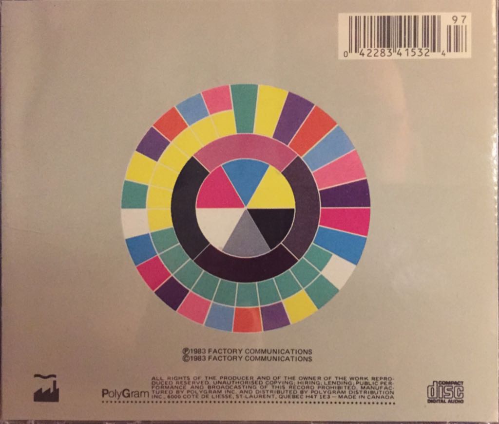 Power, Corruption & Lies - New Order (CD - 42:35) music collectible [Barcode 042283415324] - Main Image 2