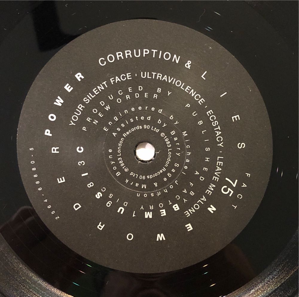Power, Corruption & Lies - New Order (12” - 43) music collectible [Barcode 825646888054] - Main Image 3