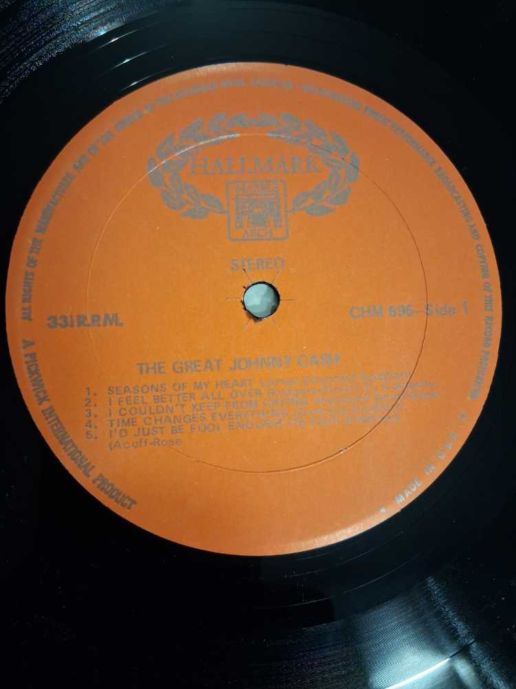 The Great Johnny Cash - Johnny Cash (12”) music collectible - Main Image 3