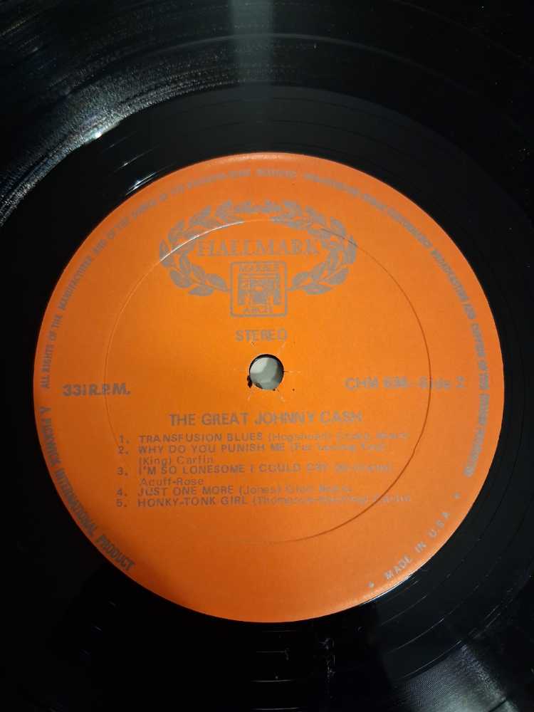 The Great Johnny Cash - Johnny Cash (12”) music collectible - Main Image 4