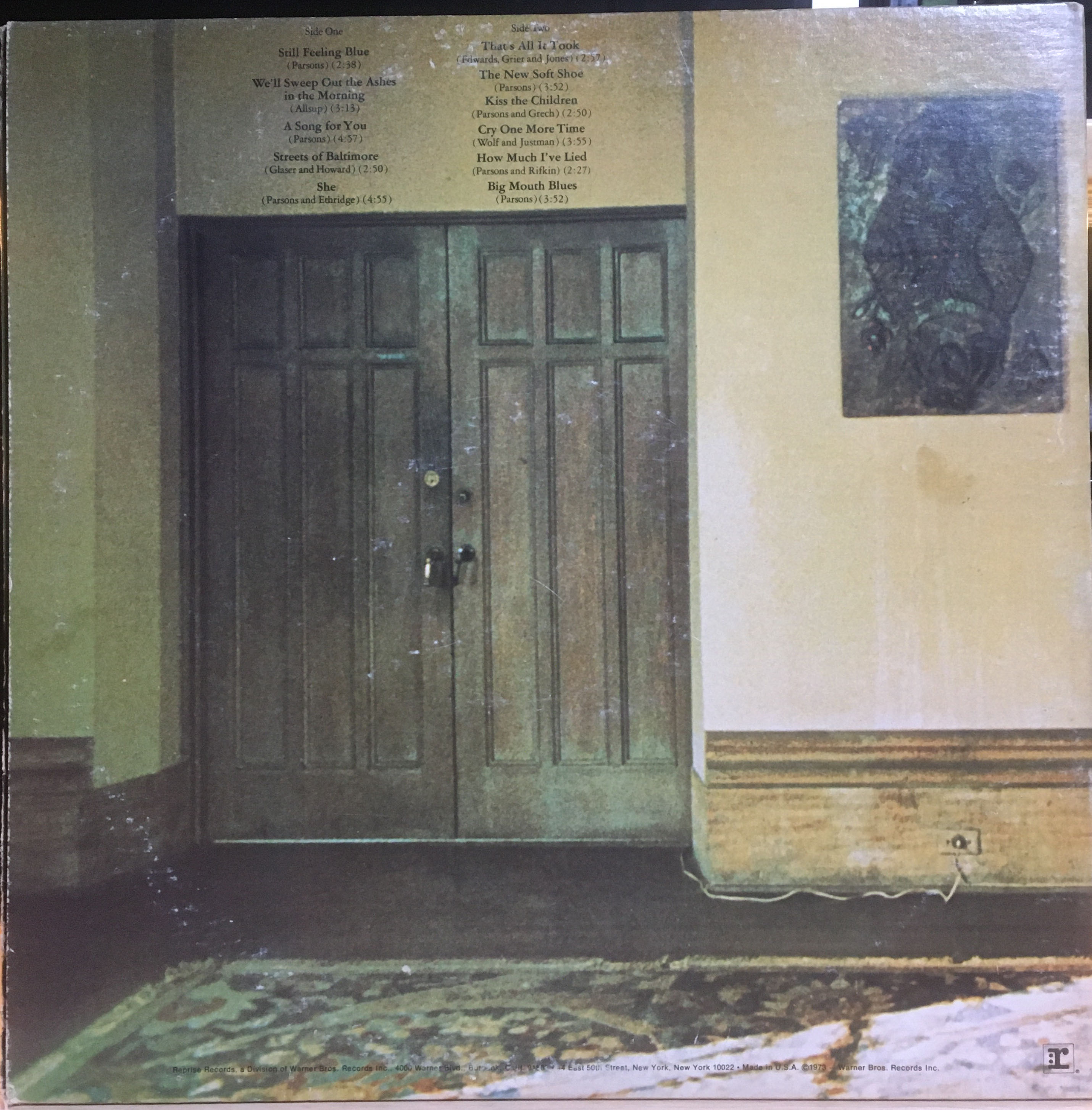 GP - Parsons, Gram (12” - 38) music collectible - Main Image 2