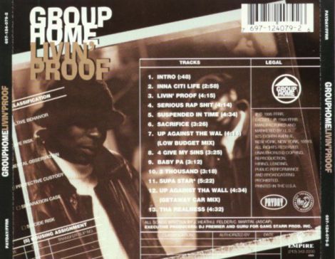 Livin’ Proof - Group Home (12”) music collectible [Barcode 042282872517] - Main Image 2